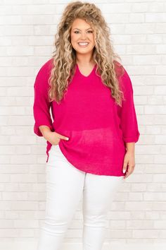 This top was created with you in mind! Its lightweight fabric will keep you comfortable all day long, and its pretty pink color means you'll always stand out in a crowd! And since it pairs easily with both camis and tanks, you can mix and match to create the perfect look! 65% Acrylic, 35% Polyamide Pink Knit Top For Summer Day Out, Trendy Pink Knit Top For Day Out, Casual Pink Cotton Knit Top, Casual Pink Knit Top For Summer, Pink Casual Blouse For Loungewear, Trendy Pink Cotton Knit Top, Trendy Pink Knit Top For Beach, Casual Pink Knit Top For Spring, Trendy Pink Knit Top For The Beach