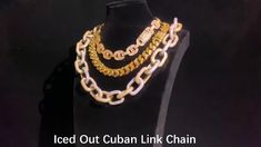 Our top-quality colorless and 12mm Iced Out and Zircon Miami Chain hits harder and outshines everything because its strong, bright white has incredible sparks and does not look fake . Its sparkles is classic and elegant which brings elegancy that fits to every style of outfit and people When you buy hip hop jewelry of the Miami Cuban link chain it is cheap and gives you the best millionaire luxury status because it’s high quality and moissanite diamond look that sets you apart from the crowd. Diamond Chains, Miami Cuban Link Chain, Diamond Ice, Miami Cuban Link, Cuban Link Chain Necklaces, Miami Cuban, Diamond Chain, Brass Necklace, Hip Hop Jewelry