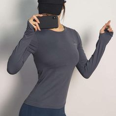 sport top fitness yoga top long sleeve shirt Running T Shirts, Gym Pants Women, Gym Tracksuit, Sport Suit Women, Yoga Top, Sport Top, Gym Tops, Fitness Yoga, Yoga Shirts