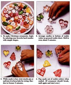 instructions on how to make valentine's day candies with gummy bears and candy hearts