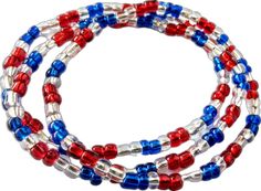 Patriotic Red Beaded Bracelet, Patriotic Red Beaded Bracelets, Patriotic Red Beaded Bracelet With Round Beads, Patriotic Red Beaded Bracelets With Round Beads, Blue Bracelets, Patriotic Bracelet, Bracelets Red, Red Beaded Bracelet, Red Jewelry