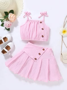 Baby Dress Tutorials, New Frock, Frocks For Kids, Pleated Skirt Set, Baby Sweater Knitting Pattern