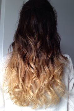 Dip-dye :) Brown Hair With Dipped Ends, Dip Bleach Hair, Long Hair Bleached Ends, Blonde Dip Dye On Brown Hair, Dip Dye Hair Brunette Blonde, Fun Hair Color Ideas For Brunettes Ombre Dip Dye, Brown Hair Dip Dye, Ombre Bleached Hair, Blonde Ends On Brown Hair Dip Dye