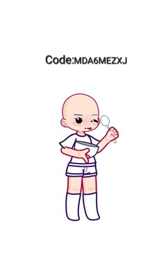 a cartoon character holding a knife and looking at something in his hand with the caption code mada mezu