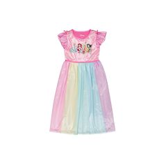 She'll feel like a real princess wearing this girls' Disney fantasy nightgown. She'll feel like a real princess wearing this girls' Disney fantasy nightgown. Crewneck Short sleevesFABRIC & CARE Polyester For children's safety the garments should be snug fitting or flame resistant. These are flame resistant garments. Machine wash Imported Size: 8. Color: Multicolor. Gender: female. Age Group: kids. Fantasy Nightgown, Mulan Party, Disney Princess Gowns, Princess Nightgowns, Princess Fantasy, Disney Princess Toddler, Sparkly Gown, Disney Princess Cinderella, Fantasy Princess