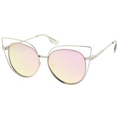 European Mirror Lens Round P3 Retro Sunglasses - zeroUV Colored Mirror, 90s Sports, Pink Mirror, English Style, Retro Sunglasses, Retro Chic, High Point, True Vintage, Cat Eye Sunglasses