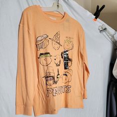 Art Class Orange Peanuts T-Shirt Size Is L(10-12) Color Is Light Orange Brand Is Art Class New With No Tags Bin #T9-682 Class Shirts, Peanuts T Shirts, Class Shirt, Teen Outfits, Kids Art Class, Orange T Shirts, Top Art, Light Orange, Art Class