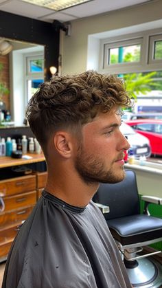 25 Skin Fade Haircuts for Men: Look Sharp and Modern Instantly | Lookosm Half Fade Haircut Men, Men's Wavy Haircut, Men’s Curly Fade Haircut, Low Fade Curly Haircut, Curly On Top Short On Sides Men, Haircut With Lines Mens, Hair Styles For Men Curly Hair, Clipper Haircuts Men, Faded Curly Hair Men