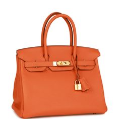 Will be delivered with Box, dust bag, card, booklet and  receipt Exchange Accepted in this cases :  We made mistake on order, package is damaged on delivery.   Our goal is to provide 100% customer satisfaction.   Our team is available to answer all your question Condition: New - Material: High quality - Leather: Genuine Leather   This Birkin is in Orange clemence leather with gold hardware and has tonal stitching, front flap, two straps with center toggle closure, clochette with lock and two keys and double rolled handles.   The interior is lined with Orange chevre and has one zip pocket with an Hermes engraved zipper pull and an open pocket on the opposite side.  Collection: U   Origin: France   Condition: Pristine; new or never  (plastic on hardware)   Accompanied by: Hermes box, Hermes Birkin Bag Orange, Hermes Bag Outfit, Orange Birkin, Birkin 30, Hermes Birkin 30, Hermes Box, Kelly Bag, Hermes Bags, Hermes Birkin