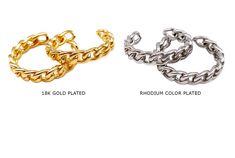 Quantity: 4 Pieces Per Pack Color: 18k Gold Plated E-Coated, Rhodium Color Plated E-Coated Size: 5mm x 24mm Material: Brass Description: Chain Ring - Curb Chain Stacking Ring *E = Electrophoresis Plating Trending Rings, Simple Rings, Popular Rings, Ring Trends, Cubic Zirconia Rings, Cute Rings, Gold Plated Rings, Rings Simple, Simple Earrings