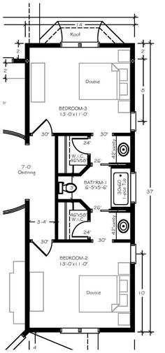 the floor plan for a small apartment