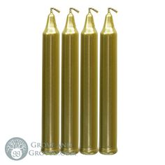 Gold Mini Spell Candles (Pack of 4) - Grove and Grotto Color Meaning Chart, Altar Items, Small Altar, Candle Color Meanings, Chime Candle Holder, Spell Candles, Gold Candle, Home Altar, Color Meanings