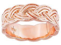 Timna Jewelry Collection™ braid design copper band ring. Measures approximately 1/4"L x 1/4"W. Not sizeable. Braided Ring Band, Braid Designs, Jewelry Television, Jtv Jewelry, Style Inspiration Summer, Jewelry Online Shopping, Rings Necklaces, Jewelry Shopping, Copper Jewelry