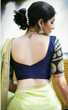 Blouse Design Ideas, Saree Backless, Saree Blouse Styles, Traditional Blouse Designs