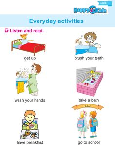 an activity sheet for children to learn english