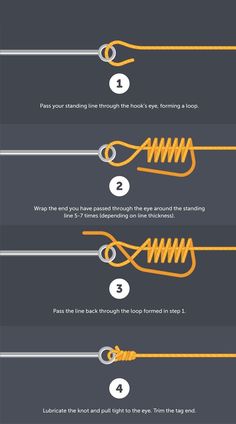 how to tie a pair of scissors in 3 easy steps - infographical poster