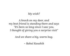 a poem written in black and white with the words'my wish?'on it