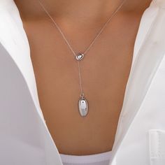 Material: silver plated brass Length: 17" + 3" extension Pendant size: 0.3" x 0.7" IMPORTED Drop Necklace Silver, Silver Drop Necklace, Drop Necklace, Necklace Silver, Silver Necklaces, Silver Plate, Silver Plated, Plating, Brass