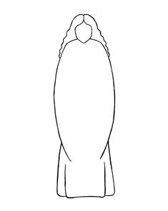 a line drawing of a woman's body with her hair in the shape of a bird