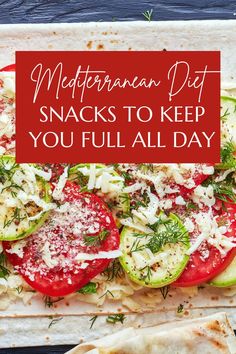 mediterranean diet snacks to keep you full all day