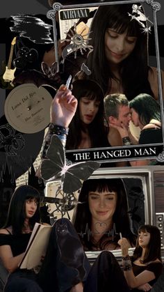 the hanged man movie poster with two women and one man holding a cell phone in their hand