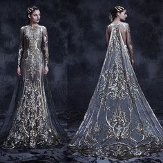 Versailles Photography, Michael Cinco, Dress Silver, Gorgeous Gowns, Fantasy Fashion, Beautiful Gowns