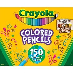 crayola colored pencils, 150 count