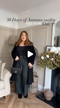 Rosie flo Henshaw on Instagram: "Day 27 ♥️ as always lovelies my links are in my stories but please comment for links and I'll also send them directly ❤️ @marksandspencerstyle @hm @boden_clothing @mango @coach" Mango, On Instagram, Clothes, Instagram, Autumn Outfits