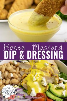 honey mustard dip and dressing is the perfect appetizer for any meal