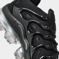 Suede or leather or textile upper delivers durability and sleek style.Bootie construction provides a snug and secure fit.Revolutionary VaporMax Air sole for soft, lightweight responsiveness.Durable rubber outsole.Rubber pods on the outsole in high-wear areas for enhanced durability.Integrated lugs provide aggressive traction.The Nike Air VaporMax Plus SE is imported.Over 7 years in the making, the Women's Nike Air VaporMax Plus SE Running Shoes are a transcendent revolution. Completely transform Leather Air Max Cushioned Lace-up Sneakers, Nike Dynamic Lace-up Running Shoes, Outdoor Air Max Cushioning Lace-up Sneakers, Leather Lace-up Sneakers With Air Max Cushioning, Nike Mesh Sneakers With Translucent Outsole, Technical Running Shoes With Abzorb Midsole For Streetwear, Technical Streetwear Running Shoes With Abzorb Midsole, Breathable Lace-up Basketball Shoes For Outdoor, Nike Custom Sneakers With Translucent Outsole