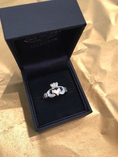 FREE SHIPPING TO US AND EU. 60 DAY RETURNS. . Claddagh ring, ladies claddagh ring handmade in Dublin, Ireland. Available in fine sterling silver, 10K, 14K or Platinum. This ladies claddagh ring is made in a classic timeless style. Handmade in my workshop in Dublin, Ireland. Delivered inside an elegant jewelry gift box. A matching fitted curved diamond set band to match this ring is available here: https://www.etsy.com/ie/listing/546903225/ Installment payments plan available. If you would like t Silver Promise Ring Stamped 14k, Silver Engraved Ring Stamped 14k For Promise, Sterling Silver Rings Stamped 14k For Promise, Sterling Silver 14k Stamped Birthstone Promise Ring, Silver Wedding Birthstone Ring Stamped 14k, Sterling Silver Engraved Ring With Diamond Cut For Gift, Silver Birthstone Ring Stamped 14k As Gift, Gift Heart Ring Sterling Silver Diamond Cut, Sterling Silver Birthstone Ring Stamped 14k For Anniversary