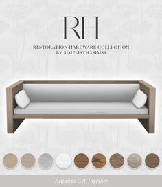 an advertisement for restoration hardware collection