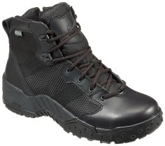 Because not every assignment calls for a heavy boot with clunky construction, Danner brings you the Scorch 6" Waterproof Side-Zip Tactical Duty Boots for Men. A performance-based design, this ultra-breathable boot combines leather and lightweight fabric with die-cut panels for consistent air circulation. This performance upper also features a polishable toe for jobs that require inspection readiness. Mesh linings let feet breath through periods of intense action, while Danner Dry waterproof tech Fade-resistant Combat Boots For Outdoor Activities, Fade-resistant Functional Combat Boots For Outdoor Activities, Fade-resistant Combat Hiking Boots For Outdoor Work, Tactical Boots With Reinforced Toe For Sports, High-top Fade-resistant Combat Boots For Outdoor Activities, Tactical Sports Boots With Reinforced Toe, Combat Style Hiking Boots For Outdoor Work, Fade-resistant Combat Waterproof Boots For Outdoor Activities, Combat Style Fade-resistant Work Boots For Outdoor