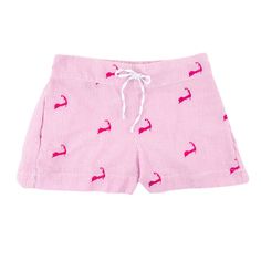 These may change your life ... created for the beach, cute enough for the bar, comfy enough to wear staying-at-home or to bed, pockets perfect for a tennis ball. We cannot wait to see how you wear yours! Elastic back, drawstring, two pockets. Fun Cotton Beach Shorts, Pink Summer Beach Pajama Shorts, Pink Cotton Beachwear Shorts, Pink Beach Bottoms With Built-in Shorts, Sporty Beach Pajama Shorts With Built-in Liner, Pink Seersucker, Tennis Ball, Lounge Shorts, Cape Cod