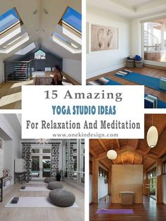 yoga studio ideas for relaxation and meditation