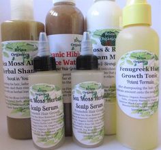 Organic Hair Care 5 Step Regimen Bundle Deal - Natural Hair Growth1. Sea Moss Alfalfa Herbal ShampooApply to wet hair until there's a good lather, repeat if necessary, and rinse with cool water.Ingredients: Sea Moss (wildcrafted), African Black Shampoo, Alfalfa Herb, Organic Horsetail Botanical, Organic Emu Oil, Organic Hemp Seed Oil, Organic Stinging Nettle Leaf, and Peach Scent.2. Organic Hibiscus Flower & Rice Water Hair FoodAfter shampooing your hair, rub a small amount of this Hair Food Peach Scent, Hair Growth Tonic, Herbal Shampoo, Black Shampoo, Nettle Leaf, Rapid Hair Growth, Water Hair, Hair Growth Secrets, Emu Oil