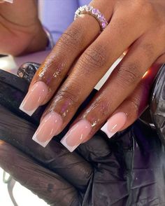 Cute Baddie Nails Short, Pinterest For Beginners, Nagellack Trends, Drip Nails, Lines On Nails, French Tip Acrylic Nails, Work Nails, Long Acrylic Nails Coffin