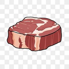 a piece of meat on a white background, steak, food, meat png and psd