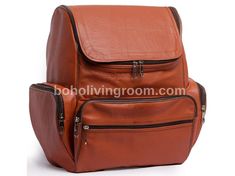 A versatile brown leather backpack, perfect for daily use and travel. Spacious, stylish, and durable, it's the ideal accessory for him or her. Brown Leather Backpack, Cowhide Rugs, Boho Living, Deep Brown, Boho Living Room, Stylish Accessories, Everyday Look, Leather Backpack, Fashion Statement