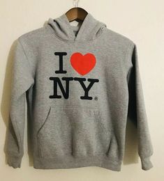 I Love NY Kids Hoodies  size L 14/16  Sweatshirt gray long sleeve length 21 inches and waist 36 inches Sleeve 19.5 inches.D18 Gray Letter Print Winter Sweatshirt, Winter Gray Letter Print Sweatshirt, Winter Gray Sweatshirt With Letter Print, Gray Graphic Print Fleece Tops, Heather Grey Long Sleeve Fleece Sweater, Athletic Heather Long Sleeve Hoodie With Drawstring, Gray Long Sleeve Sweatshirt With Ribbed Cuffs, Fall Hoodie In Athletic Heather With Letter Print, Athletic Heather Long Sleeve Fleece Top