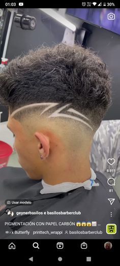 Lightning Haircut Design, Z Haircut Design, Simple Hair Tattoo Men, Freestyle Designs Haircut, Men’s Haircut Designs, Simple Hair Designs For Men, Tattoo Hair Barber, Mens Hair Designs Lines, Men’s Hair Designs