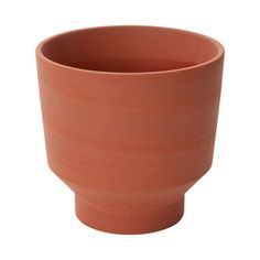 a large clay pot is shown on a white background for use as a planter