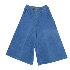 100% Cotton Zipper Fly Elastic Waist Measurements: Waist 24-26 Inches Inseam 16.5 Inches Rise 13.5 Inches Hips 46 Inches Thigh 13 Inches Leg Opening 15.5 Inches Vintage Jeans, Flare Jeans, Vintage Ladies, 1970s, Elastic Waist, Wide Leg, Women Jeans, Elastic, Zipper