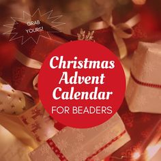 a pile of wrapped presents with the words christmas advent calendar for readers