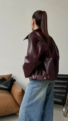 Fall Travel Outfit, Night Beauty, Leather Jacket Outfits, 가을 패션, Mode Inspiration, Casual Style Outfits, Lookbook Outfits, Winter Fashion Outfits, Outfits Casuales