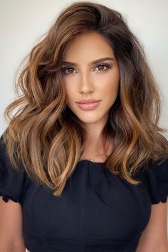 New Hair Color Trends, Haircut 2024, Brunette Balayage, Beautiful Hairstyle, Spring Hair Color, Caramel Hair, Hair Color For Women, Long Brown Hair