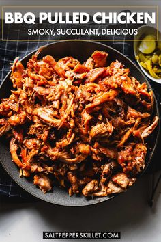 bbq pulled chicken smothy, succulent, delicious and easy to make