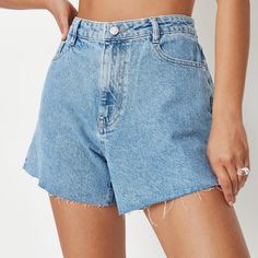 Brand New With Tags Missguided Tall Blue Wash Denim A Line Shorts. Sarah Ashcroft Collection. High Waisted. Size Us 8 Washed Blue High-waisted Jean Shorts, High Waist Washed Blue Denim Shorts, Washed Blue High Waist Denim Shorts, High-waist Washed Blue Denim Shorts, High Waist Washed Blue Jean Shorts, High Waist Washed Blue Shorts, Sarah Ashcroft, A Line Shorts, Denim Wash