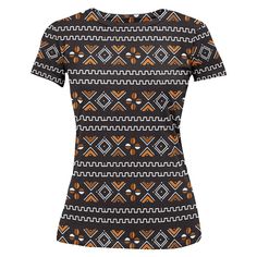 Effortlessly show off your unique style with our African Women T-shirt featuring a stunning mudcloth print. Crafted with high quality fabric, this shirt is both comfortable and durable. Perfect for any occasion, this T-shirt will add a touch of culture to your wardrobe. Product Features Please Compare your Measurements To our Size Chart This T-shirt is Designed for fashionable women. Made from 5.47 Oz. 100% polyester. Double-needle hemmed sleeves and bottom. Vivid print that will never fade afte Indoor Outdoor Bathroom, Outdoor Bathrooms, Canvas Decor, Round Area Rugs, Mud Cloth, Skirt Leggings, African Women, Unique Style, Quality Fabric