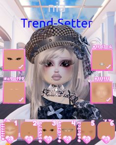 gotten a comment or two on some recent posts, so i figured i should do proper face tuts :) #dti #dresstoimpress Face Combos Dti